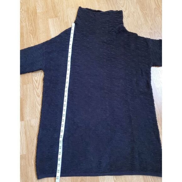 Eileen Fisher Textured Cowl-Neck Sweater in Black - Picture 13 of 13